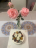 凉笙 ins小清新绢花假花仿真花 客厅玻璃花瓶装饰品摆件餐桌花艺套装花 1支粉色牡丹+小雨点花瓶 实拍图