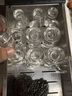 青苹果（QINGPINGGUO） 水晶白酒杯套装家用玻璃分酒器小号一口杯中式创意白酒酒盅饭店 礼盒装/分酒器100x6+子弹杯28x6 实拍图