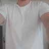 无印良品 MUJI 男式 印度棉天竺编织 圆领短袖T恤 ABA01A0S 白色 XL 实拍图