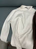 真维斯（JEANSWEST）长袖t恤打底衫女装秋冬季新款双面绒上衣服立领保暖衣纯色内搭女 黑色 小复古故事_K_左领角 M 实拍图
