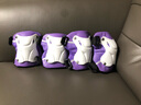 乐秀轮滑护具儿童男女溜冰滑板车原厂护具防护六件套 6件套 紫色L（适合9岁以上） 实拍图