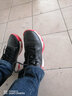 乔丹QIAODAN篮球鞋男球鞋战靴中帮皮面革面防水男鞋学生球鞋 黑色极光红 41 实拍图