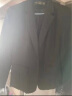 Gesaiya品牌小西装女2022年春秋冬季长袖职业装套装正式商务正装面试上班教师工作服 黑色西装外套 XL（110-120斤） 晒单实拍图