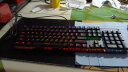 新贵（Newmen）GM335 2.4G无线/有线 双模机械键盘 104键 热插拔 混光游戏键盘 带模式指示灯 黑色 红轴 实拍图