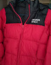 雪中飞童装儿童羽绒服2025新款男童女童中大童拼接面包羽绒服冬季外套 中国红 120 实拍图