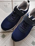 舒缦孝足老人鞋男鞋新品夏季中老年人防滑软底爸爸鞋妈妈休闲运动鞋女春秋单鞋四季款网面透气旅游安全健步鞋 3302蓝色男款 41 实拍图