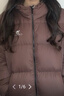 骆驼火山羽绒服男冬新款加厚连帽保暖面包服女城市轻户外 法式棕 男女同款 大火山7674 S 实拍图