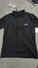 JEEP SPIRIT吉普短袖T恤男夏季韩版短袖男纯色POLO 翻领T恤上衣 黑色 M 实拍图