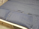 黄河口老粗布四件套纯棉全棉加厚纯色条纹方格被套床单四件套 家纺床上四件套 藏蓝色 1.8/2.0米床四件套/被套2.0*2.3 实拍图