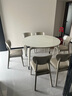 全友家居 现代简约餐厅椅子家用欧式靠背实木框架吃饭餐桌餐椅凳子 实拍图
