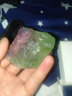 水晶碎石天然萤石原石摆件水晶原石毛料标本石能量水晶疗愈石 100克 实拍图