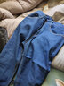 爵少  春秋男士厚款牛仔裤男裤子宽松直筒便宜劳保工装裤服耐磨休闲长西裤土 蓝色 33 实拍图