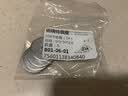 佰瑞特（bairuite）304不锈钢平垫圈金属螺丝垫片GB97超薄圆形华司加大厚介子平垫片 M8*12*1.0【100个】 实拍图