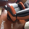 纽麦真皮老板椅子商务家用皮质办公椅可躺按摩电脑转椅总裁大班椅 PU-黑色 120-155度(含) 固定扶手 尼龙脚 实拍图