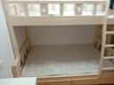 北欧公爵全实木高低松木上下床双层实木上下铺成人木床小孩高低分体床 分体梯柜+床垫+抽（双梯款） 宽度上1.3米  下1.5米 实拍图