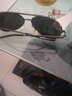 亨亚晟男士偏光太阳镜新款黑色墨镜女潮个性蛤蟆镜司机开车驾驶眼镜 枪框黑灰片-高清偏光+眼镜袋+布 实拍图