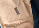 歌朴伟麂皮绒重磅短袖T恤男小领口夏季美式复古棉质情侣五分中袖上衣服 D79-米色 L（105-120斤） 晒单实拍图