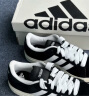 adidas GRAND COURT BASE 00s休闲麂皮板鞋男女阿迪达斯轻运动 黑色/白色/树脂黄 37 实拍图