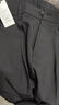 佐优品坠感小西裤男夏季休闲九分裤阔腿直筒长裤子宽松百搭潮牌西装裤 黑色九分 30 建议110-120斤内 实拍图