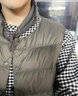 无印良品 MUJI 女式 新疆棉法兰绒 束腰长上衣 29AC730 海军蓝X格子 XS-S 实拍图