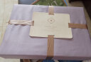 DAPU大朴 120支精梳贡缎四件套母婴A类100%新疆棉床单款1.8米床香芋紫 实拍图