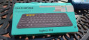 罗技（Logitech）K380 键盘 蓝牙办公键盘 无线键盘 女友 便携超薄键盘 笔记本键盘 黑灰色 晒单实拍图