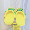 B.Duck小黄鸭童鞋男女童凉拖鞋夏季新款儿童透气休闲洞洞鞋女 954黄色 20 码内长约140mm 实拍图
