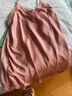 猫惑（MAOHUO）纯欲风冰丝睡衣女士睡裙裙子情趣秋季仿真丝性感吊带家居服礼盒装 豆沙色【单裙】 L 【适合95-115斤】 实拍图