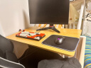 舒客艺家 电脑桌台式小户型小桌子家用学习桌写字办公书桌电竞长条桌子 木纹白架单桌80*50*74 加固电脑桌 实拍图