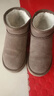 ABC KIDS儿童雪地靴经典款加绒男童休闲鞋防滑女童潮棉靴 棕色 36  实拍图