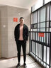 啄木鸟（TUCANO）夹克男士商务休闲纯色立领中青年时尚潮流上衣外套男装 黑色 XL 实拍图