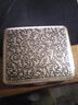 顶辉青铜色20支烟盒超薄老式复古翻盖烟盒刻字订制签名烟盒20支装整包 唐草 实拍图