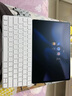 吉玛仕妙控键盘无线键盘适用于ipadpro键盘magic keyboard蓝牙金属平板键盘 基础款【蓝牙5.1+无线2.4G连接】极致白 实拍图