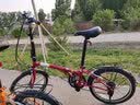 大行（DAHON）折叠自行车20寸6速超轻千元城市折叠车男女休闲城市单车HAT061 红色 实拍图