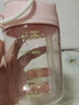 希乐（cille）吸管水杯女小学生高颜值儿童tritan塑料户外双饮用杯子男便携水瓶 清洁杯刷【勿拍】0.001ml 实拍图