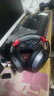 西伯利亚 K02BS2.4G真无线蓝牙游戏耳机头戴式手机低延迟电竞专用三模耳机台式电脑耳机麦克风二合一黑红色 实拍图