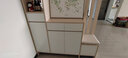 百意空间 中古风 玄关柜隔断屏风鞋柜一体柜小户型门口门厅柜客厅储物柜 长1200【升级款ENF级】法橡胡桃 实拍图
