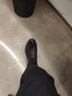 卡帝乐鳄鱼（CARTELO）男鞋商务正装鞋职场低帮潮流系带皮鞋子男1057 黑色 41 实拍图