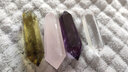 唯誠 天然黄水晶六棱柱双尖柱子原矿石消磁能量石把玩摆件 7-8cm左右 实拍图