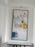 墨派（Mopai）玄关装饰画竖版现代简约走廊过道背景墙壁画入户轻奢挂画免打孔 洪福齐天 70*140cm晶瓷+铝合金边框 实拍图