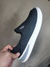 沙驰男鞋休闲鞋春秋季新款套脚休闲布鞋男士驾车鞋一脚蹬懒人鞋乐福鞋 黑色 43 【皮鞋码】 实拍图