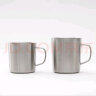 无印良品（MUJI）不锈钢双层马克杯 咖啡杯 办公室水杯杯子保温保冷 银色 490ml 实拍图