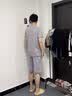 从心睡衣男夏季莫代尔短袖短裤家居服男士睡衣夏天冰丝圆领休闲居家服 CX 8801 【高端凉爽莫代尔】 XL 男 (高175-180重140-160斤) 实拍图