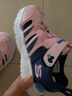 Skechers斯凯奇儿童包头凉鞋男童鞋夏季轻质防滑女大童大头沙滩鞋302969L 女童/粉红色/蓝色/PKBL 28.5 实拍图