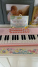乐乐鱼（leleyu）37键电子琴儿童乐器初学早教宝宝女孩带话筒小钢琴玩具生日礼物 晒单实拍图