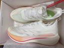 特步【2000公里二代】跑鞋女两千公里耐磨回弹跑鞋体考竞训女跑步鞋 帆白/樱落粉【跑向春天-女】 37.5 实拍图