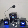 SADA D-221电脑音响低音炮台式机小型多媒体2.1音箱笔记本家用蓝牙桌面有线电竞带麦克风耳机一体1蓝黑 实拍图