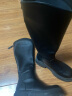 百思图冬商场新款英伦加绒骑士靴不过膝厚底女长筒靴MDC21DG3 黑色 37 实拍图