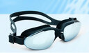浩沙（hosa）泳镜专业高清防水防雾大框镀膜游泳眼镜男女士近视游泳镜黑色350° 实拍图