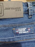 真维斯（JEANSWEST）牛仔裤男2025春夏柔软棉弹修身小脚裤潮流时尚印花男长裤中蓝29 实拍图
